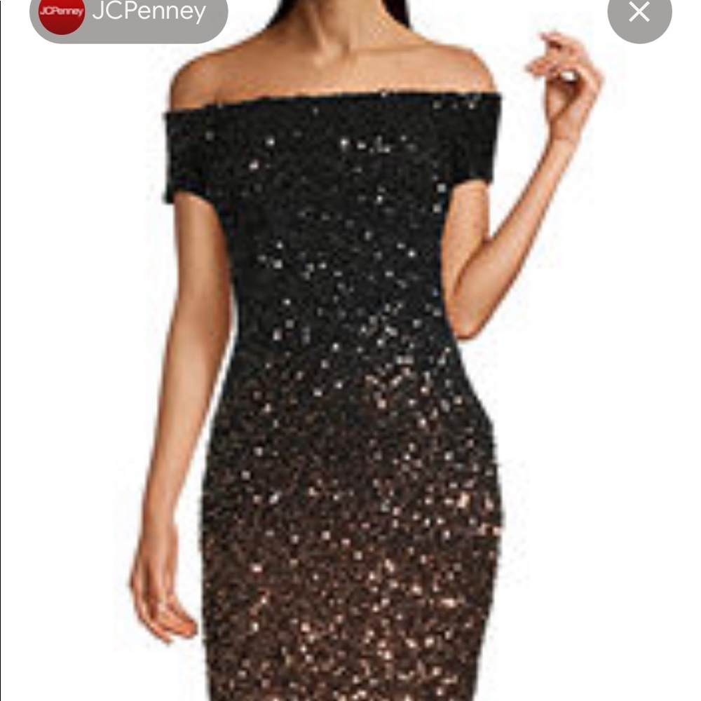 Premier Amour‎ Sequin Ombré Dress